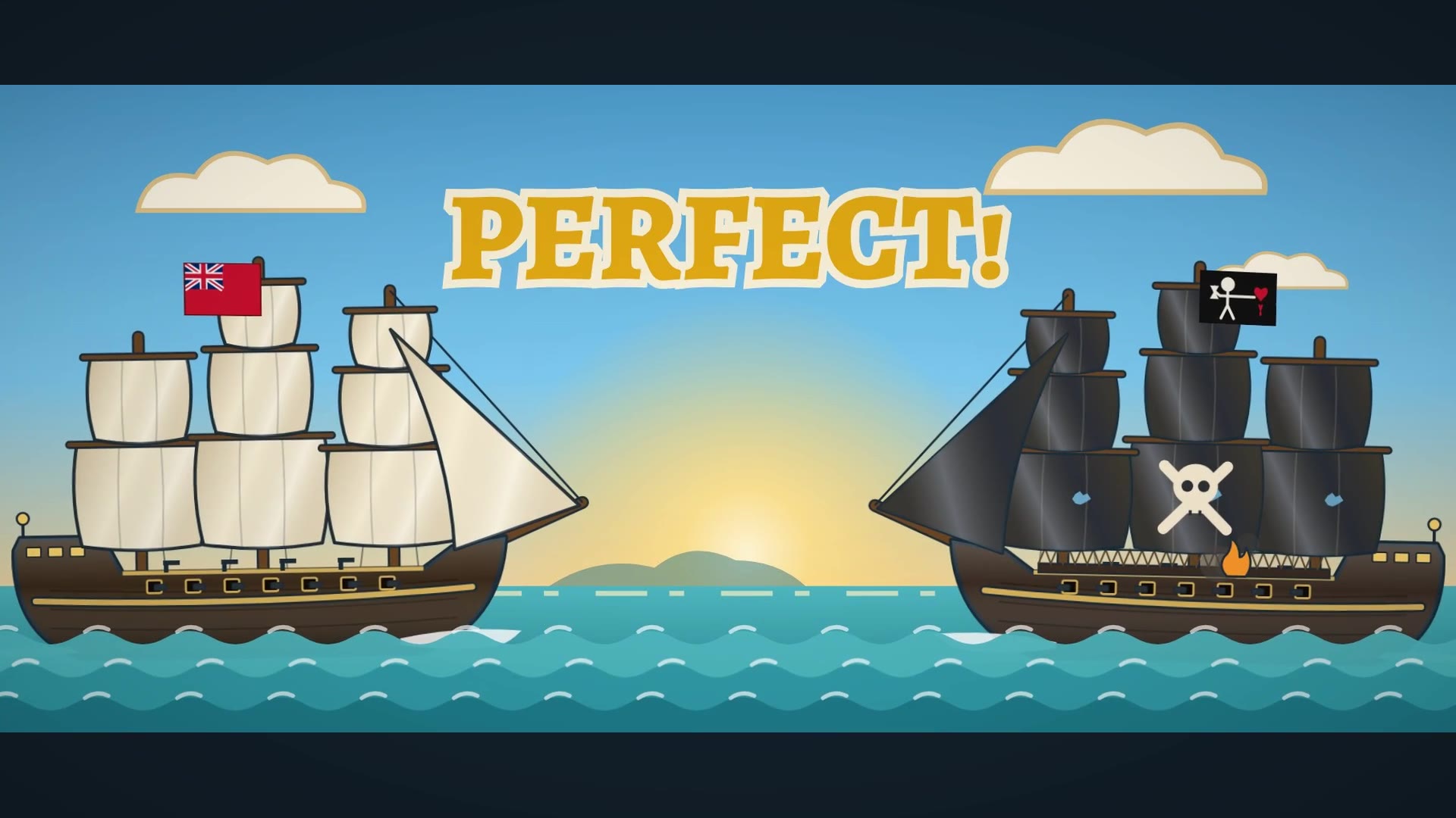 A perfect broadside
